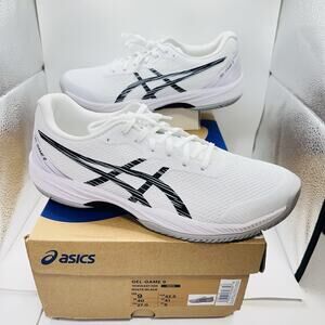 ASICS Gel Game 9 Clay OC ‘White Black’ Men’s Size 9 US Tennis Pickleball Shoe
